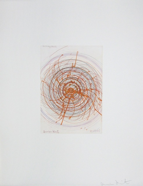 Damien Hirst, ‘Burning Wheel, from In a Spin’, 2002, Gregg Shienbaum Fine Art