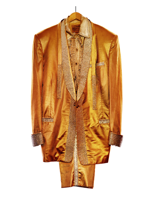 gold lame elvis suit