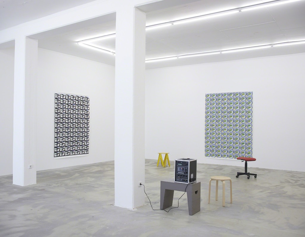 Marijn van Kreij, Nude in front of a Garden, 2016, with a contribution by Andrea Büttner, exhibition view Klemm's, Berlin Marijn van Kreij, Nude in front of a Garden, 2016, with a contribution by Andrea Büttner, exhibition view Klemm's, Berlin