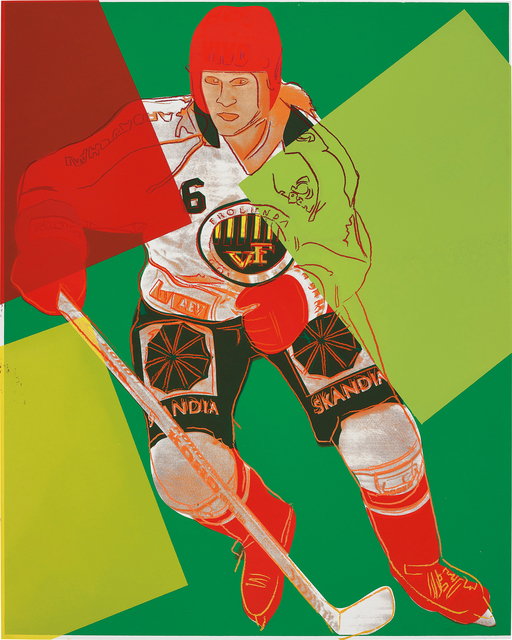 Andy Warhol, ‘Frolunda Hockey Player’, 1986, Phillips