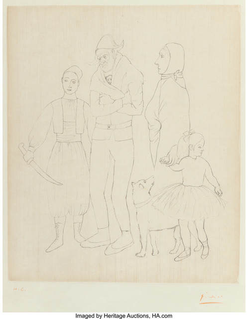 Pablo Picasso, ‘Famille des Saltimbanques’, 1950, Heritage Auctions