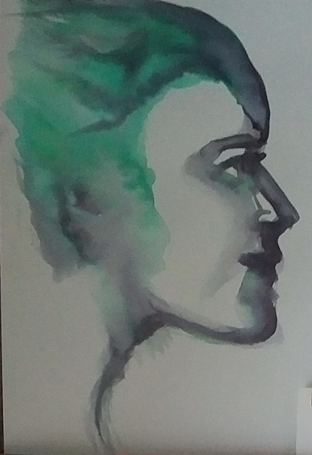 Alexandra Bregman, ‘Man's Face in Green’, 2017, MvVO ART