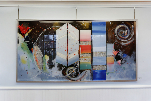 Arica Hilton, ‘Multiverse’, 2020, Mixed Media, Acrylic on acrylic with recycled plastic, Hilton Asmus
