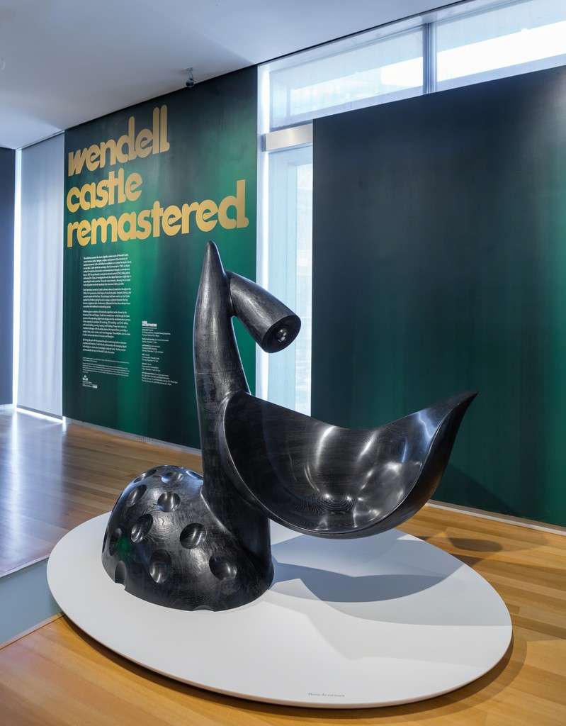Installation view of 'Wendell Castle Remastered,' 2015. Photo by Jenna Bascom. Courtesy of the Museum of Arts and Design. Installation view of 'Wendell Castle Remastered,' 2015. Photo by Jenna Bascom. Courtesy of the Museum of Arts and Design.