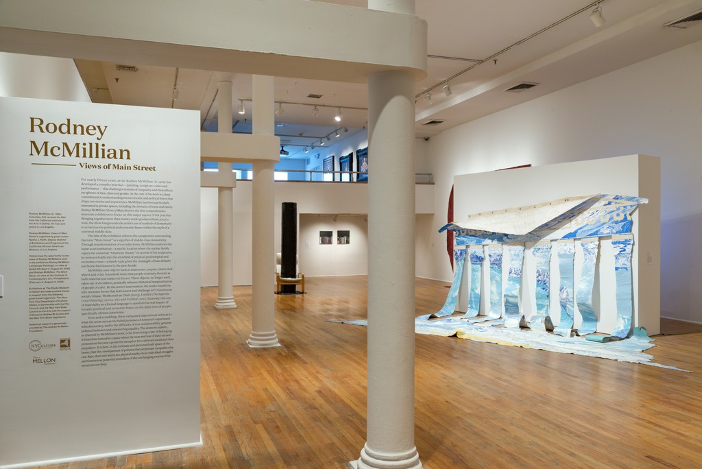 Rodney McMillian: Views of Main Street (installation view). The Studio Museum in Harlem, March 24–June 26, 2016. Photo: Adam Reich Rodney McMillian: Views of Main Street (installation view). The Studio Museum in Harlem, March 24–June 26, 2016. Photo: Adam Reich