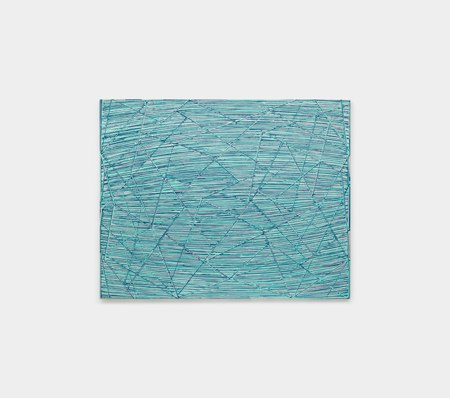Daniel Feingold, ‘Warped space #003’, 2002, Painting, Enamel on canvas, Galeria Raquel Arnaud
