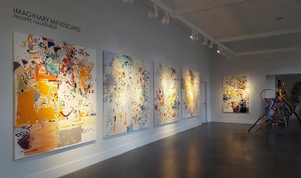 Left to Right:
"Zysman", Philippe Halaburda, Acrylic, Felt Tip, Colored Pencil on Canvas, 76" x 68"
"Sohn Botany is Mine", Philippe Halaburda, Acrylic, Felt Tip, Colored Pencil on Canvas, 79" x 78"
"Kid Atlaas Meriko", Philippe Halaburda, Acrylic, Felt Tip, Colored Pencil on Canvas, 79" x 77"
"Hatch Cherokee", Philippe Halaburda, Acrylic, Felt Tip, Colored Pencil on Canvas, 79" x 79"
"Cortez Dash Computer", Philippe Halaburda, Acrylic, Felt Tip, Colored Pencil on Canvas, 75" x 47" Left to Right:
"Zysman", Philippe Halaburda, Acrylic, Felt Tip, Colored Pencil on Canvas, 76" x 68"
"Sohn Botany is Mine", Philippe Halaburda, Acrylic, Felt Tip, Colored Pencil on Canvas, 79" x 78"
"Kid Atlaas Meriko", Philippe Halaburda, Acrylic, Felt Tip, Colored Pencil on Canvas, 79" x 77"
"Hatch Cherokee", Philippe Halaburda, Acrylic, Felt Tip, Colored Pencil on Canvas, 79" x 79"
"Cortez Dash Computer", Philippe Halaburda, Acrylic, Felt Tip, Colored Pencil on Canvas, 75" x 47"