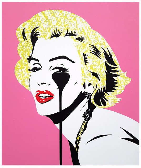 Pure Evil, ‘Marilyn Glam - Embellished #3’, 2018, A.Style