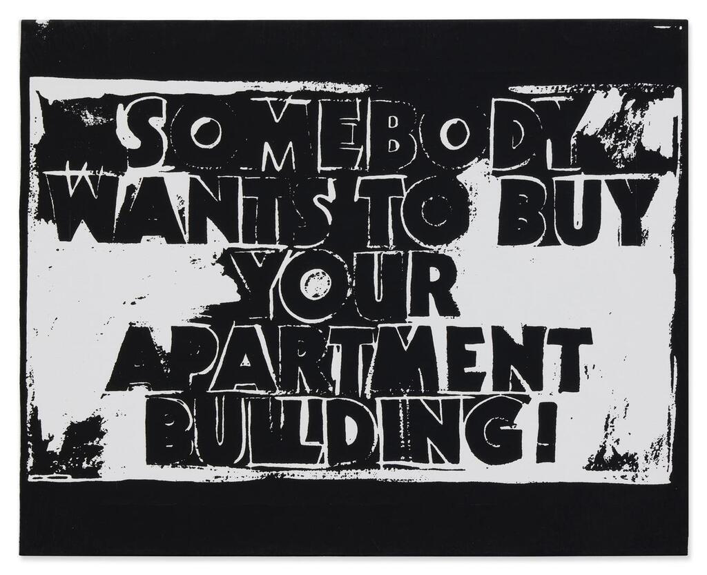 Andy Warhol - Somebody wants to Buy Your Apartment Building! (Negative)