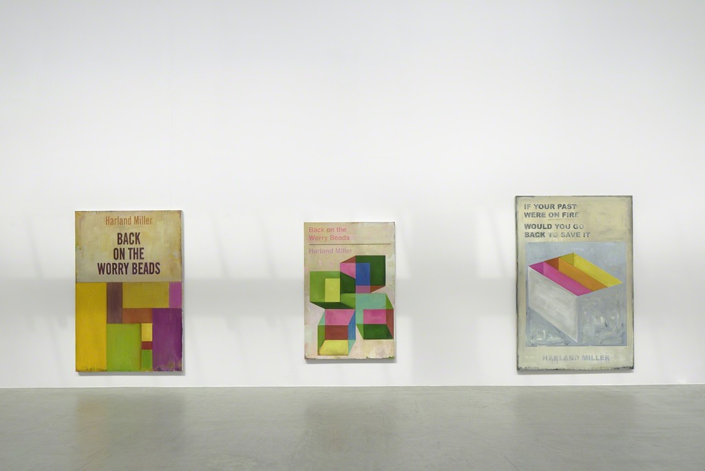 Installation View, Harland Miller, Tonight We Make History (P.S. I Can't Be There), 2016, Image courtesy the artist and Blain|Southern Installation View, Harland Miller, Tonight We Make History (P.S. I Can't Be There), 2016, Image courtesy the artist and Blain|Southern