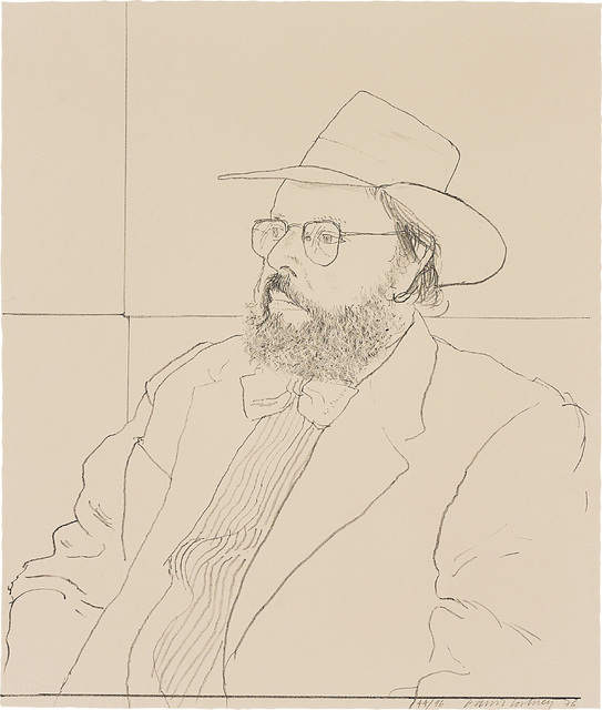 David Hockney, ‘Henry Geldzahler with Hat, from Friends’, 1976, Phillips