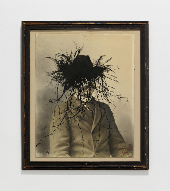 Kris Martin, ‘The Idiot’, 2017, Mixed Media, Found photograph and ink, Sean Kelly Gallery