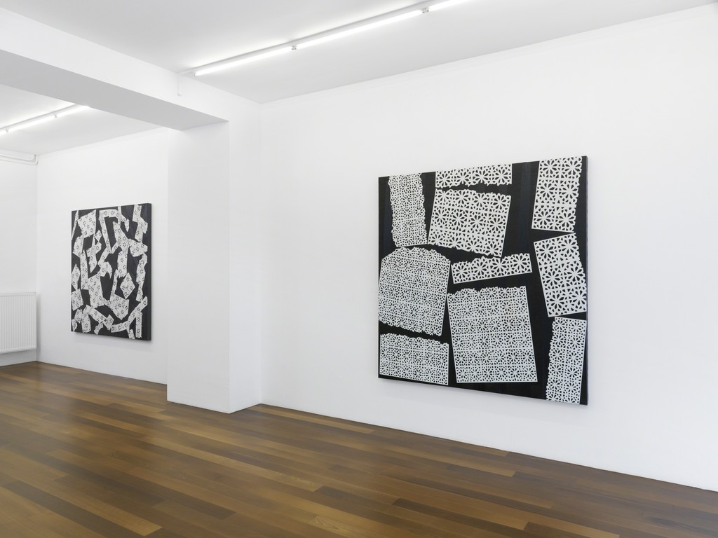Exhibition view, Yves Zurstrassen, Galerie Xippas, Geneva, Switzerland, 2017. ©Annik Wetter Exhibition view, Yves Zurstrassen, Galerie Xippas, Geneva, Switzerland, 2017. ©Annik Wetter
