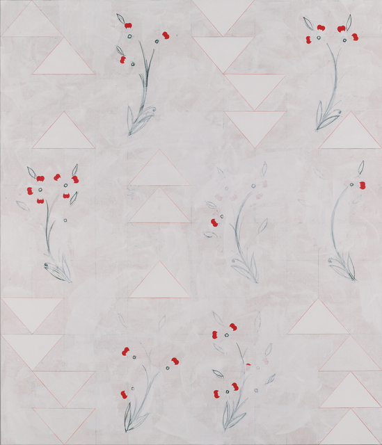 Kamrooz Aram, ‘Ornament for Indifferent Architecture’, 2017, Painting, Oil, wax and pencil on canvas, Museum Dhondt-Dhaenens
