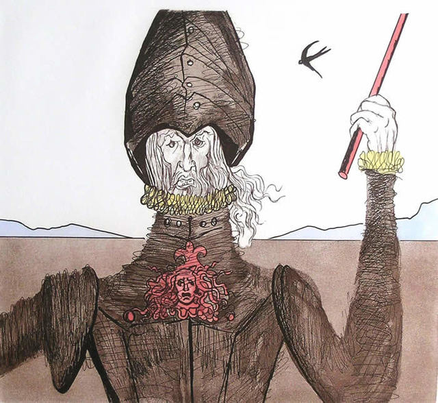 Salvador Dalí, ‘"The Dreamer" Hand Signed Salvador Dali Lithograph’, 1980, Elena Bulatova Fine Art