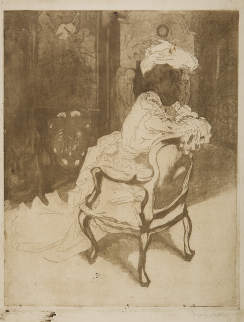 Jacques Villon, ‘La Parisienne, Tournée a Droit’, 1902, Childs Gallery