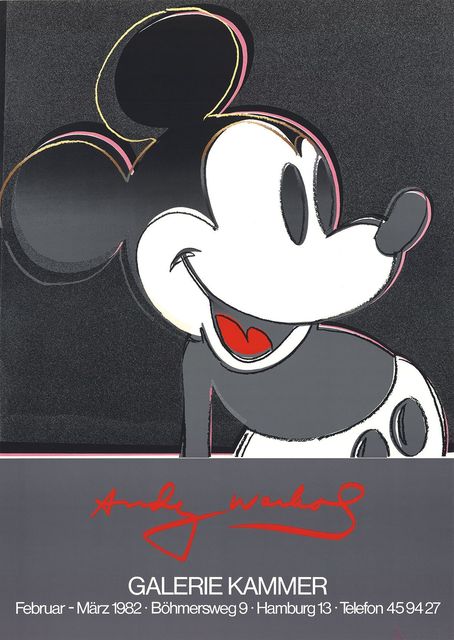 Andy Warhol, ‘Mickey Mouse, Galerie Kammer’, 1982, ArtWise