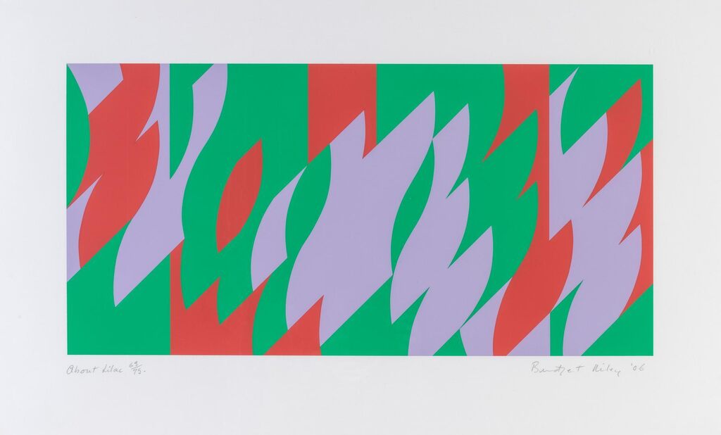 Bridget Riley - About Lilac (Tommasini & Gubay 65; Schubert 65)