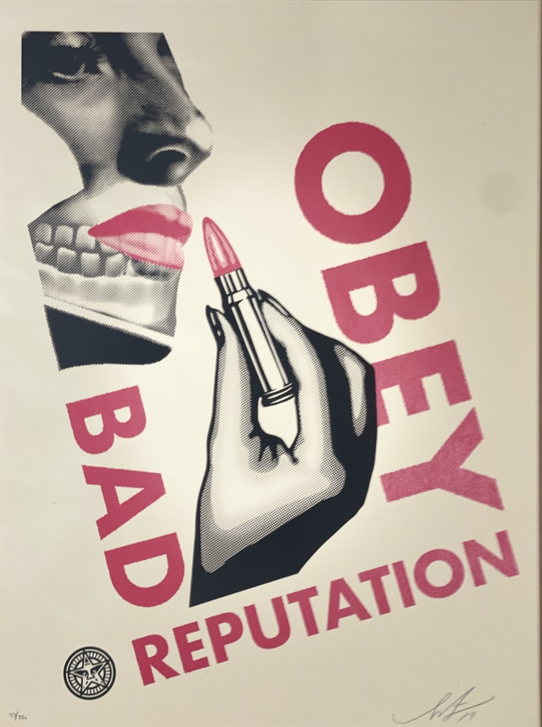 "Bad Reputation" Shepard Fairey Signed & Numbered