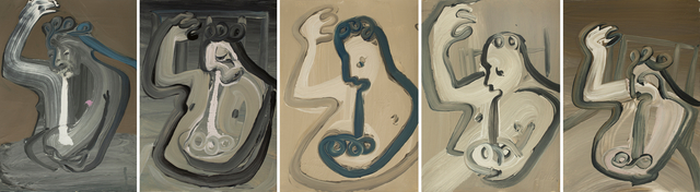 Ramin Haerizadeh, Rokni Haerizadeh & Hesam Rahmanian, ‘RUMINATION AFTER Gertrude-Quastler (Rokni Haerizadeh)’, 2018, Galerie Krinzinger