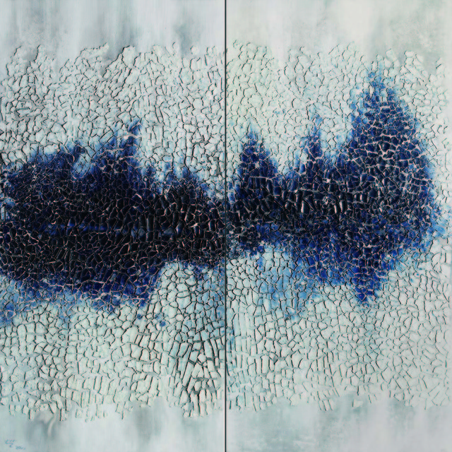 Qi Yu, ‘相態 NO.011-02 Ceramic on canvas mounted on board ’, 2011, Galerie du Monde