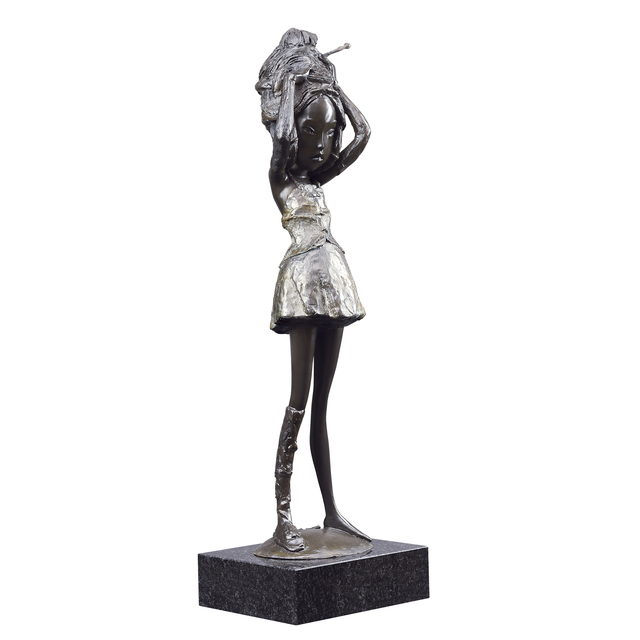 Andrey Ostashov, ‘Last Hairpin. Small’, 2015, Sculpture, Bronze, patination, granite, OSTASHOV sculpture