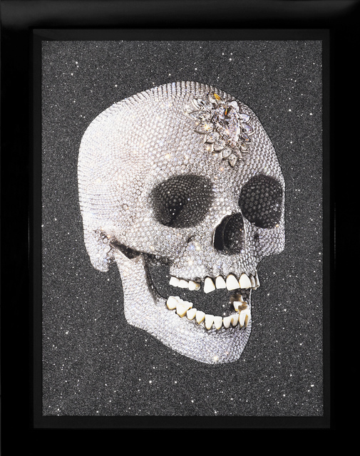 Damien Hirst, ‘'For The Love of God, Laugh' Skull with Diamond Dust’, 2007, Mixed Media, Silkscreen, Diamond Dust, Arton Contemporary