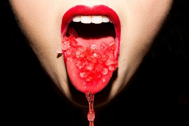 Tyler Shields, ‘Mouth Drip’, 2012, Photography, Chromogenic Print, Samuel Lynne Galleries
