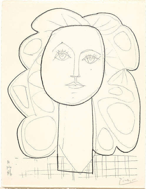 Pablo Picasso, ‘Françoise’, 1946, Print, Lithograph, Koller Auctions