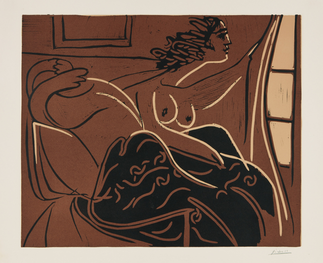 Pablo Picasso, ‘Femme regardant par la fenêtre (Woman Looking out the Window)’, 1960, Phillips