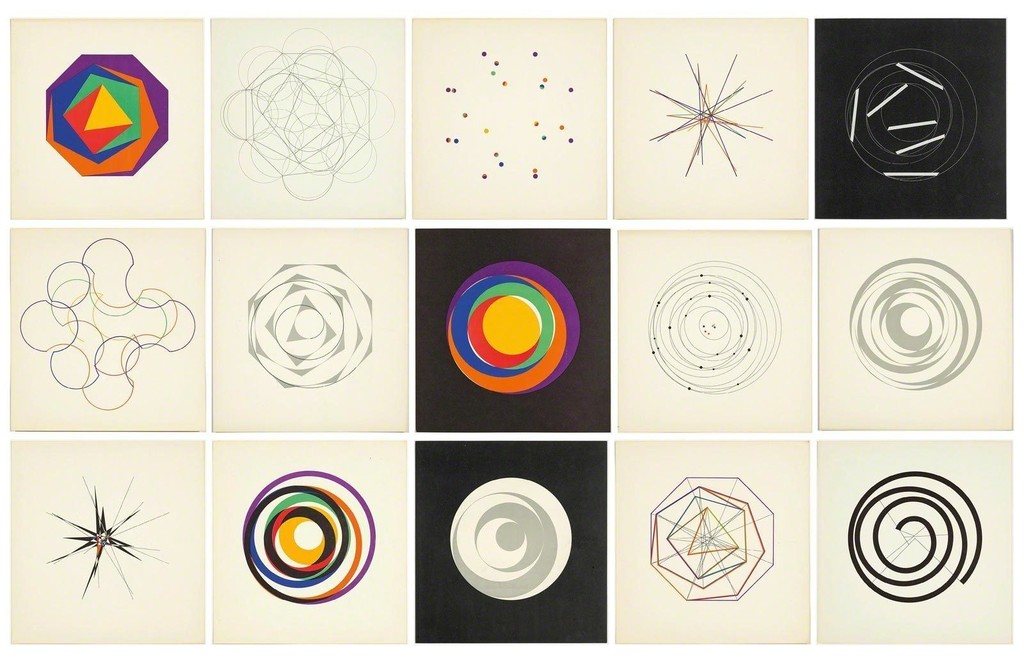 Résultat de recherche d'images pour "Max Bill, 1935 – 1938 : dans les « 15 variations sur un même thème"
