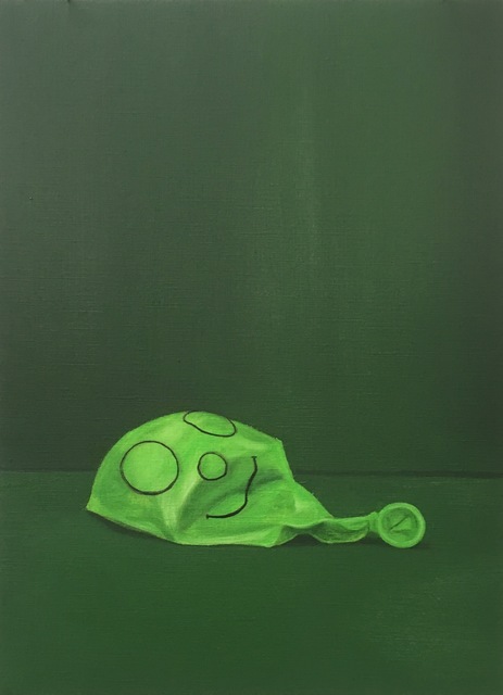 Marc Hulson, ‘Full Circle 2 ’, 2019, Painting, Oil on paper mounted on board, IFAC Arts