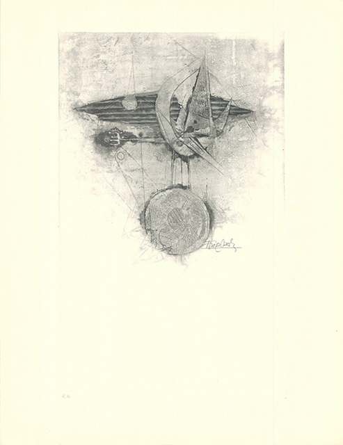 Johnny Friedlaender, ‘Trois oiseaux I’, 1950, Sylvan Cole Gallery