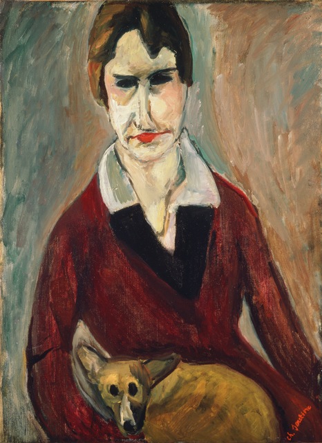 Chaim Soutine, ‘Woman with a Dog’, 1917-1918, Art Resource