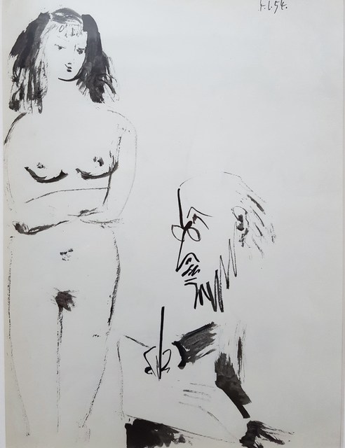 Pablo Picasso, ‘La Comedie Humaine’, 1954, Graves International Art