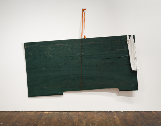 Eric Hattan, ‘Self’, 2019, Sculpture, Plywood, paint, extension cord, glass, shirt, and nail, Peter Freeman, Inc.