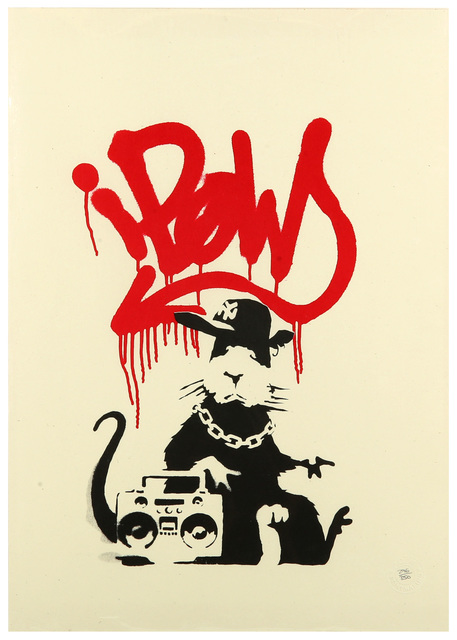Banksy, ‘Gangta Rat (Red)’, 2004, Chiswick Auctions
