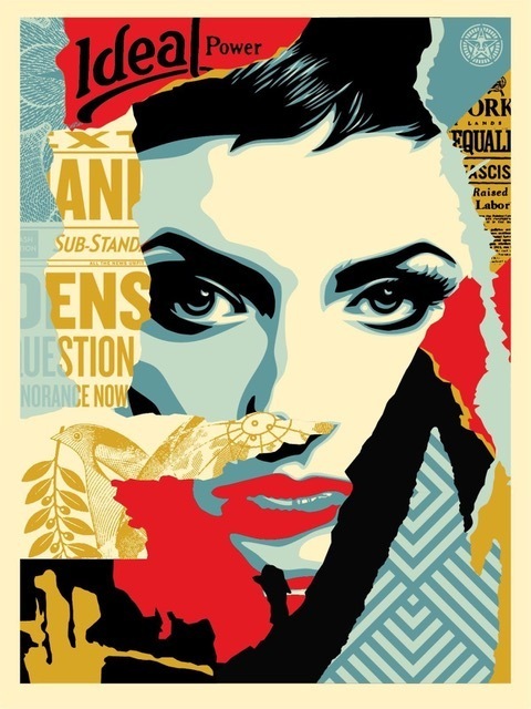 Shepard Fairey, ‘Ideal power’, 2017, Rudolf Budja Gallery