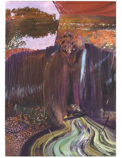 Annie Lapin, ‘Perceived Marriage Tripartite Leave’, 2008, Painting, Acrylic and oil on canvas over panel, Heather James Fine Art