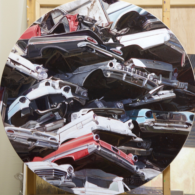 , 'Old Car Pileup,' 2017, Spoke Art