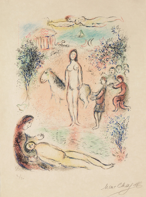 Marc Chagall, ‘Frontispiece, Second Volume (M.788, L'Odyssée)’, 1974, Martin Lawrence Galleries