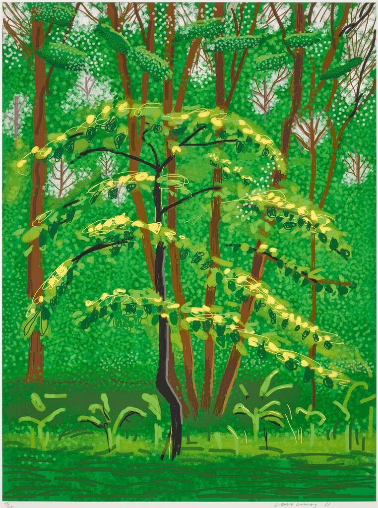 David Hockney - The Arrival of Spring in Woldgate, East Yorkshire in 2011 (twenty eleven) - 19 May
