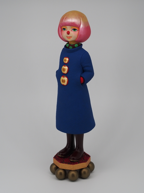 Emi Katsuta, ‘Agent Apple’, 2020, Sculpture, Japanese cypress, cloth, Dorothy Circus Gallery