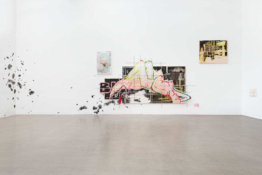 Marshmallow Mood, Installation view, Galerie EIGEN + ART Leipzig, Photo: Uwe Walter Marshmallow Mood, Installation view, Galerie EIGEN + ART Leipzig, Photo: Uwe Walter