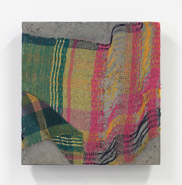 Crystal Gregory, ‘Fold, Enfold, Unfold 04’, 2017, Sculpture, Handwoven textile cast in concrete, Morgan Lehman Gallery