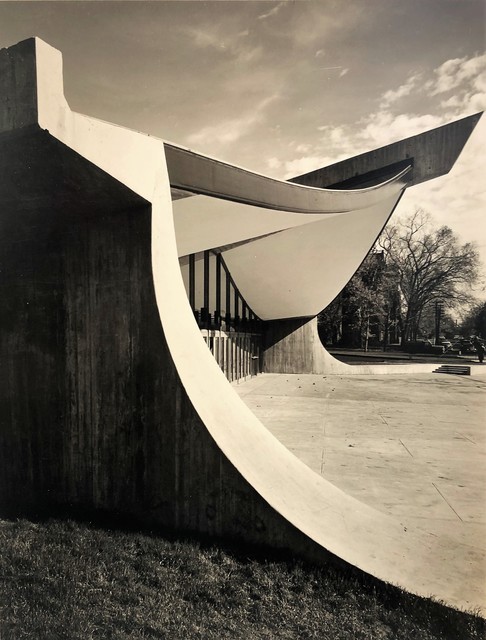 Pedro E. Guerrero, ‘Yale Skating Rink, Entrance Exterior, New Haven, CT (Eero Saarinen, Architect)’, 1958, Edward Cella Art and Architecture