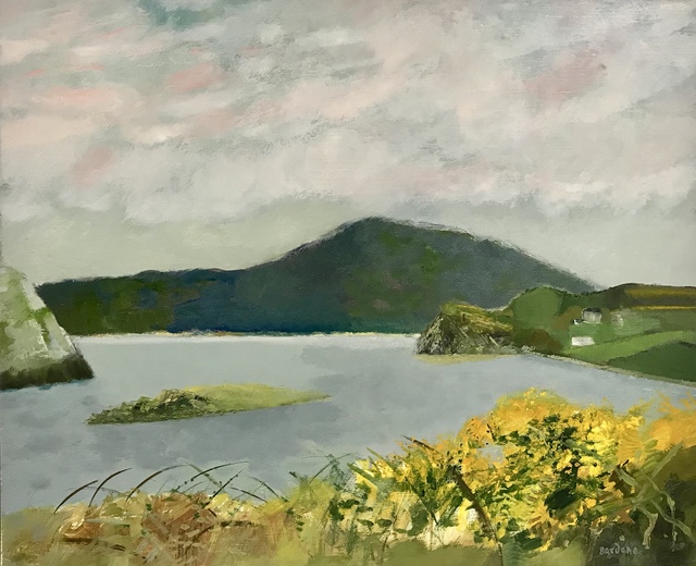 Guy Bardone, ‘Les genets baie de Crookhaven - Irlande’, 1980, Painting, Oil on canvas, Artioli Findlay