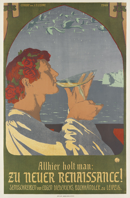 Johann Vincenz Cissarz, ‘ZU NEUER RENAISSANCE!’, 1900, Swann Auction Galleries