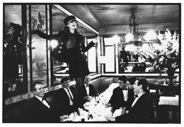 Arthur Elgort, ‘Kate Moss, Cafe Lipp, Paris, VOGUE Italia’, 1993, Staley-Wise Gallery