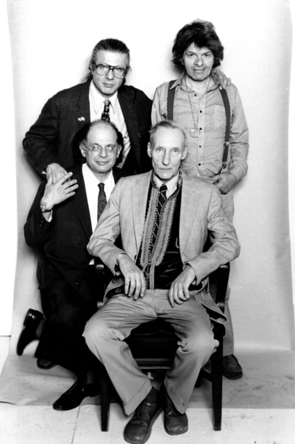 Marcia Resnick, ‘Peter Orlovsky, Gregory Corso, William Burroughs, and Allen Ginsberg’, 1980/c. 2001, ClampArt